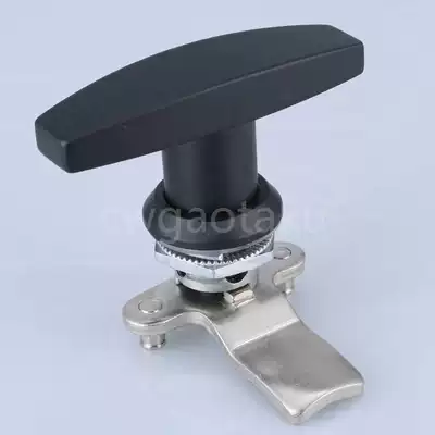MS101-1A-1-2 Handle lock Black T-shaped wrench lock Power distribution cabinet Power distribution cabinet box lock Main shell cabinet lock Lock
