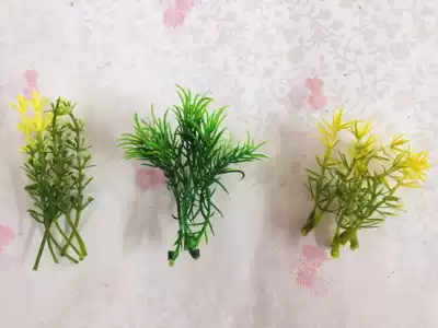 果凍蠟燭diy材料綜合仿真花材10條 包手工插花水草裝飾小花