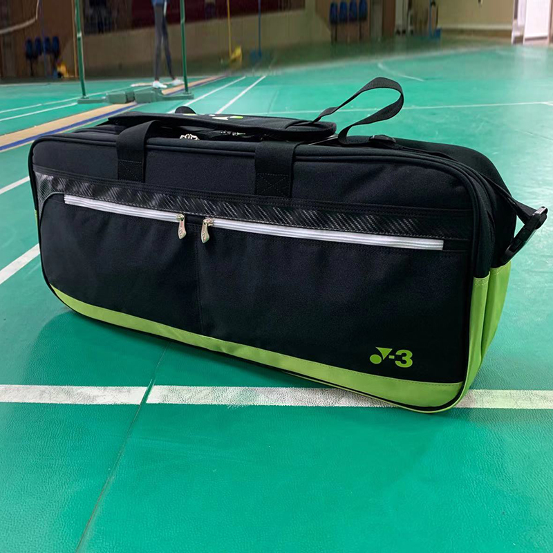 Y Three badminton bag shoulder bag square bag 3-6 packs independent shoe compartment hand-to-shoulder tennis bag