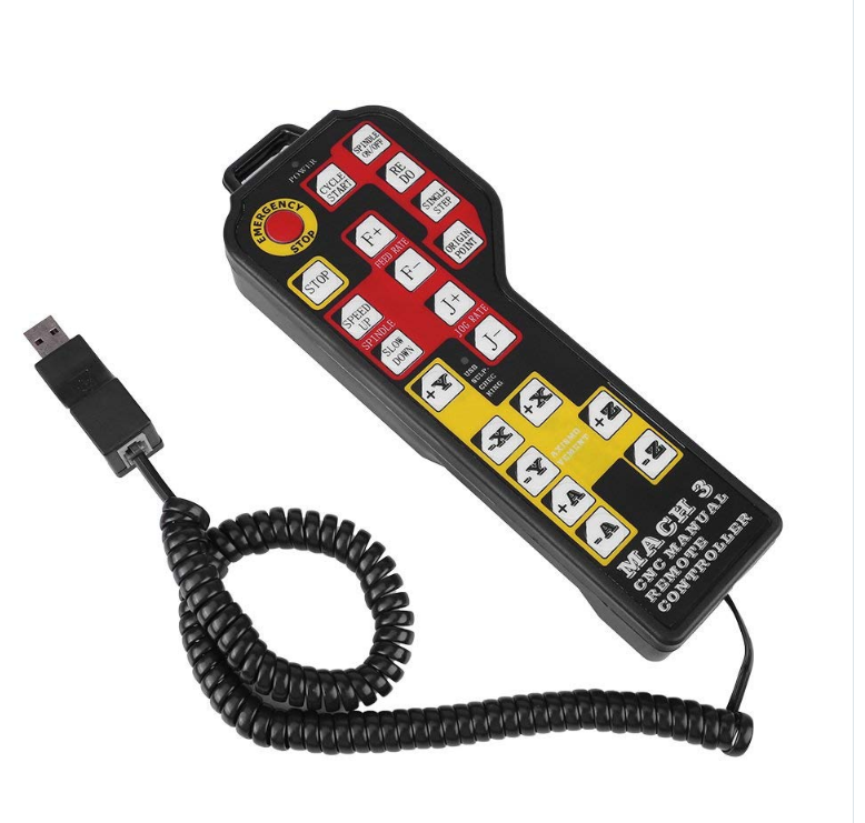 Special offer new Mach3 4-axis USB control rocker handle CNC CNC small engraving machine accessories