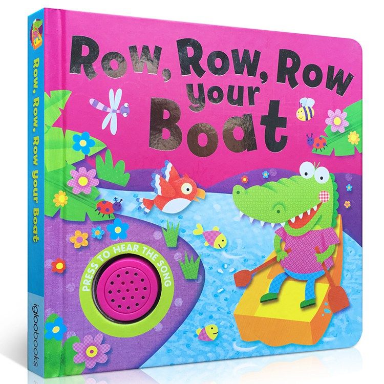 英文原版 Row, Row, Row Your Boat 划船儿歌伴