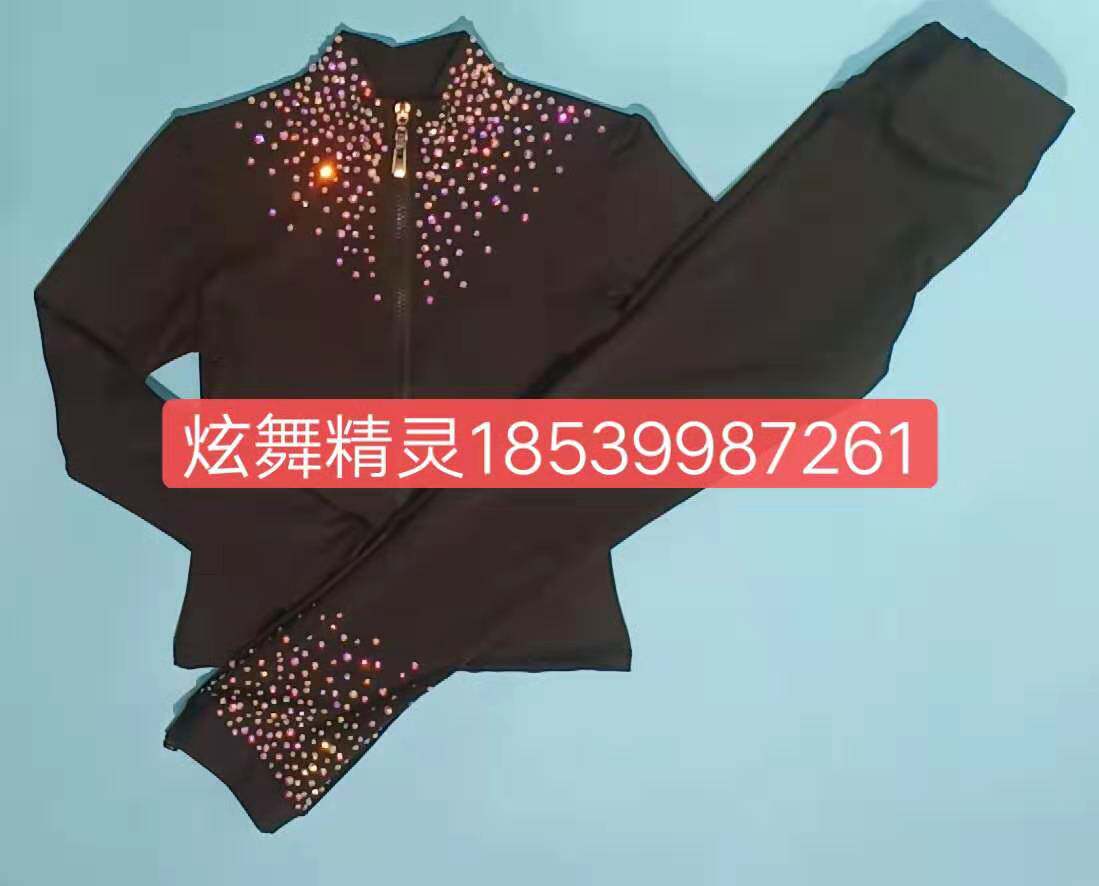 Dazzling Elves Custom Figure Skating Clothing Figure Skating Performance Clothing Training Clothing Set a396