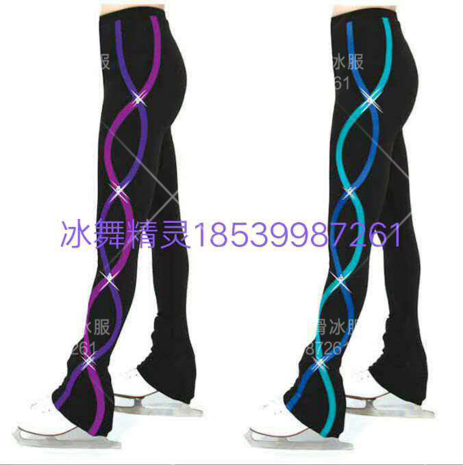 Dazzle Genie Figure Skating Training Pants Children Adult Performance Pants ICE BOYS PANTS a335