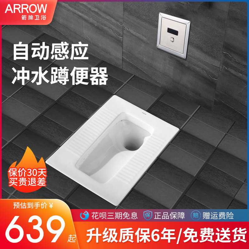 Wrigley concealed stool sensor squat toilet squat with infrared automatic flushometer flushometer hand press flush valve