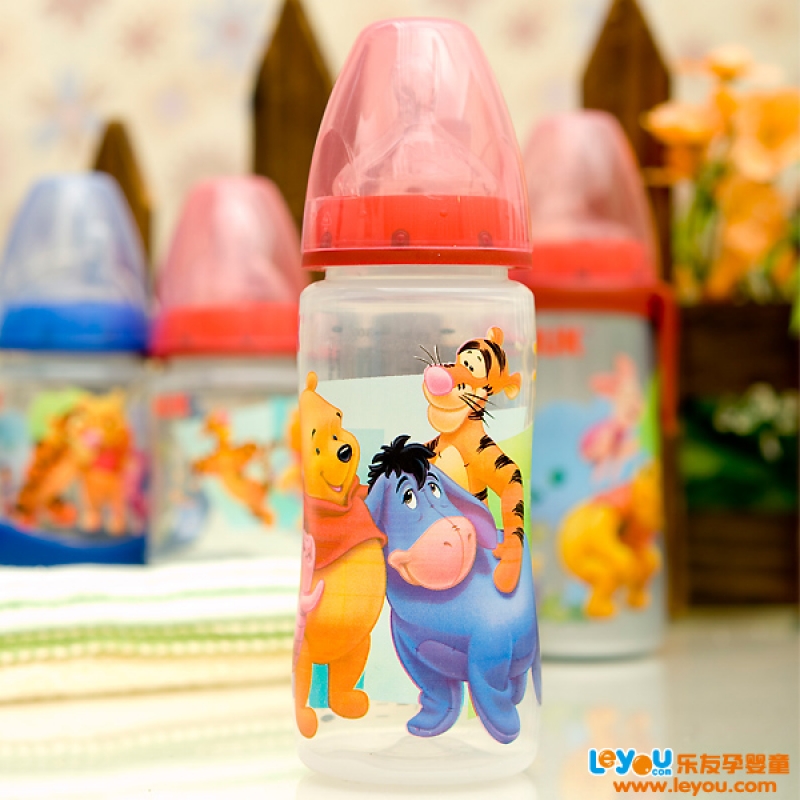 乐友孕婴童NUK迪士尼PP奶瓶300ml(带1号硅胶仿真通气奶嘴)
