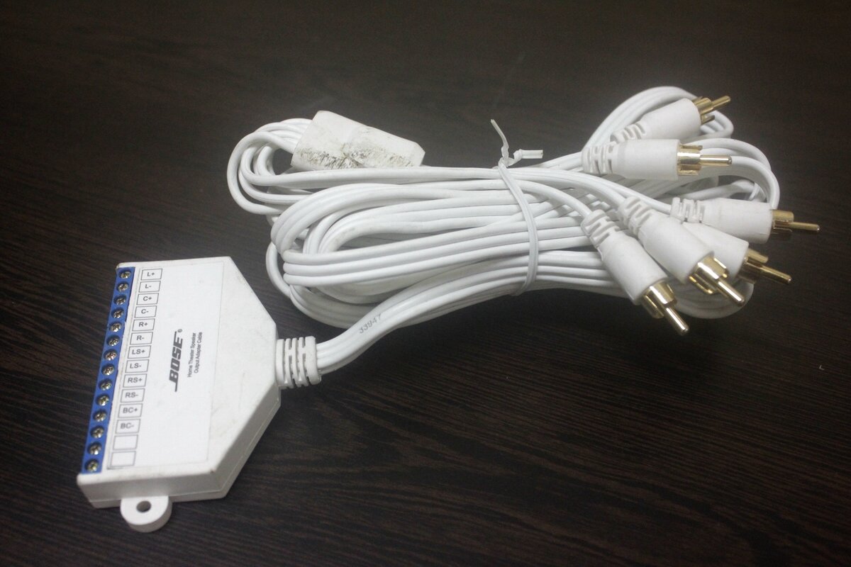 Original fit BOSE TA-2 horn line wiring terminal to 6 RCA cable 2 1 m