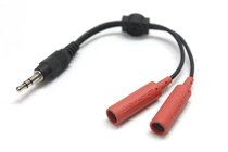 Original doctor BOSE 3 5mm one point two Y type audio wiring one male two female stereo