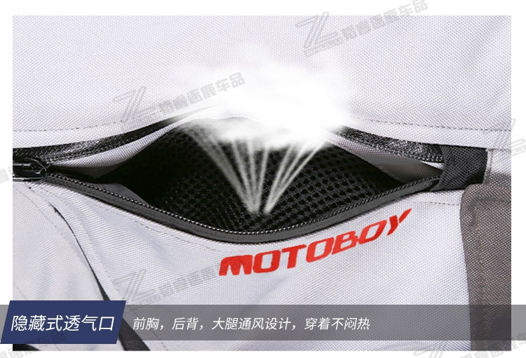 Xe máy MOTOBOY Jersey phù hợp với nam bốn mùa quần áo xe máy không thấm nước chống ngã xe máy - Xe máy Rider thiết bị