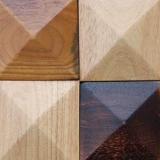 大锲 Трехмерный 3D-телевизор из массива дерева, настенный ясень, мозаика из массива дерева, украшение для дома, основной материал, входная панель