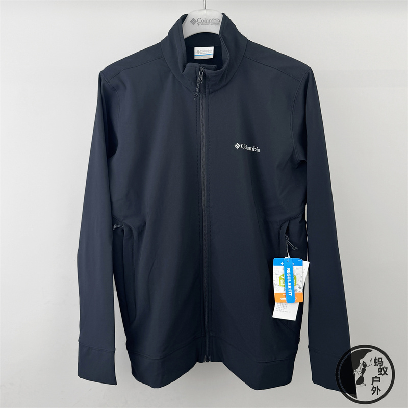 25 Autumn/Winter New Columbia Men's Outdoor Windproof and Water-Repellent Stand Collar Softshell Jacket Xe1896