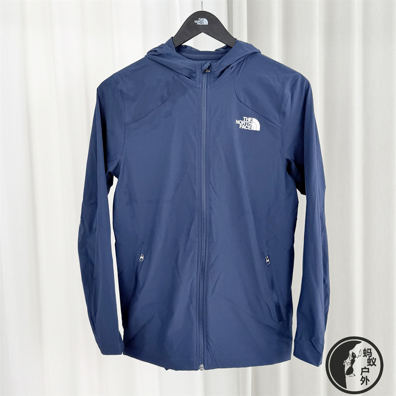 Spring and Summer Thenorthface Men's Outdoor Windproof Upf50+ Sun Protection Skin Jacket Hooded Jacket 8Aur