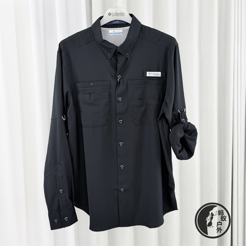 26 Spring/Summer New Columbia Fishing Series Men's and Women's Outdoor Quick-Drying Long-Sleeve Shirt Fj7253