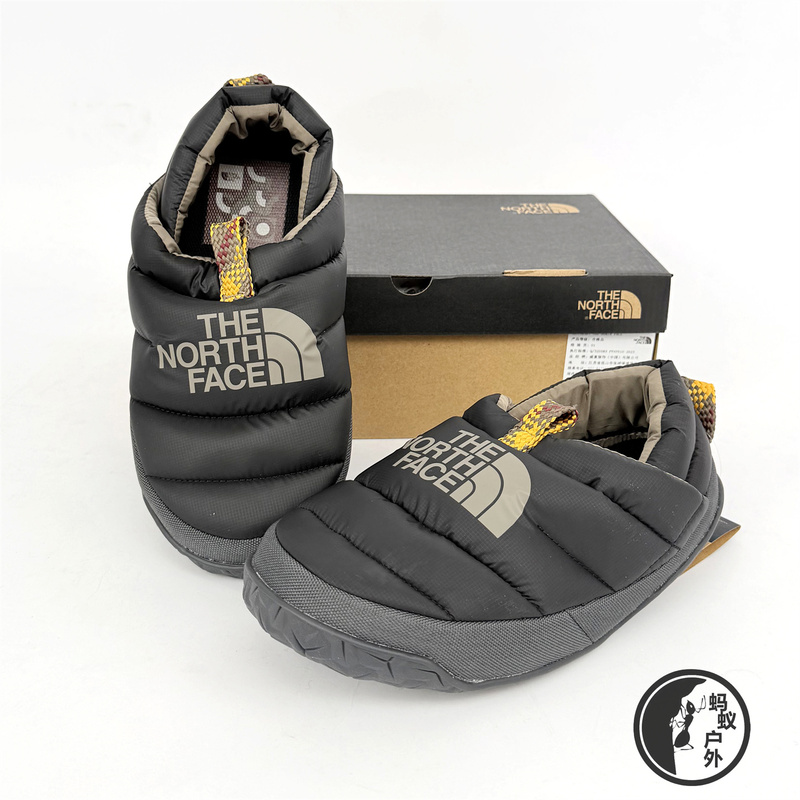 25 Autumn/Winter New the North Face Men's Outdoor Warm down Slippers Slip-On Lazy Shoes 5G2F