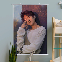 TFBOYS Yee Yee Qianxi poster surrounding fabric hanging painting High-definition wall painting dormitory decoration custom to map custom