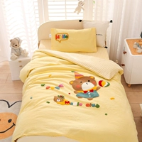 Высококлассное хлопковое одеяло для детского сада, хлопковый детский комплект, 3 предмета, постельные принадлежности