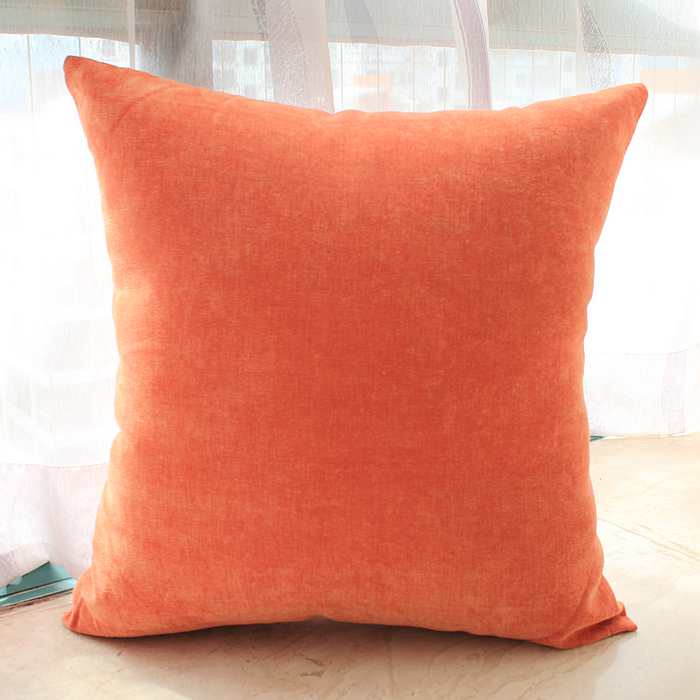 Minimalist modern vegetarian colour sofa Pillow Cushion with core cloth Art office leaning against pillow cover pure headboard backrest