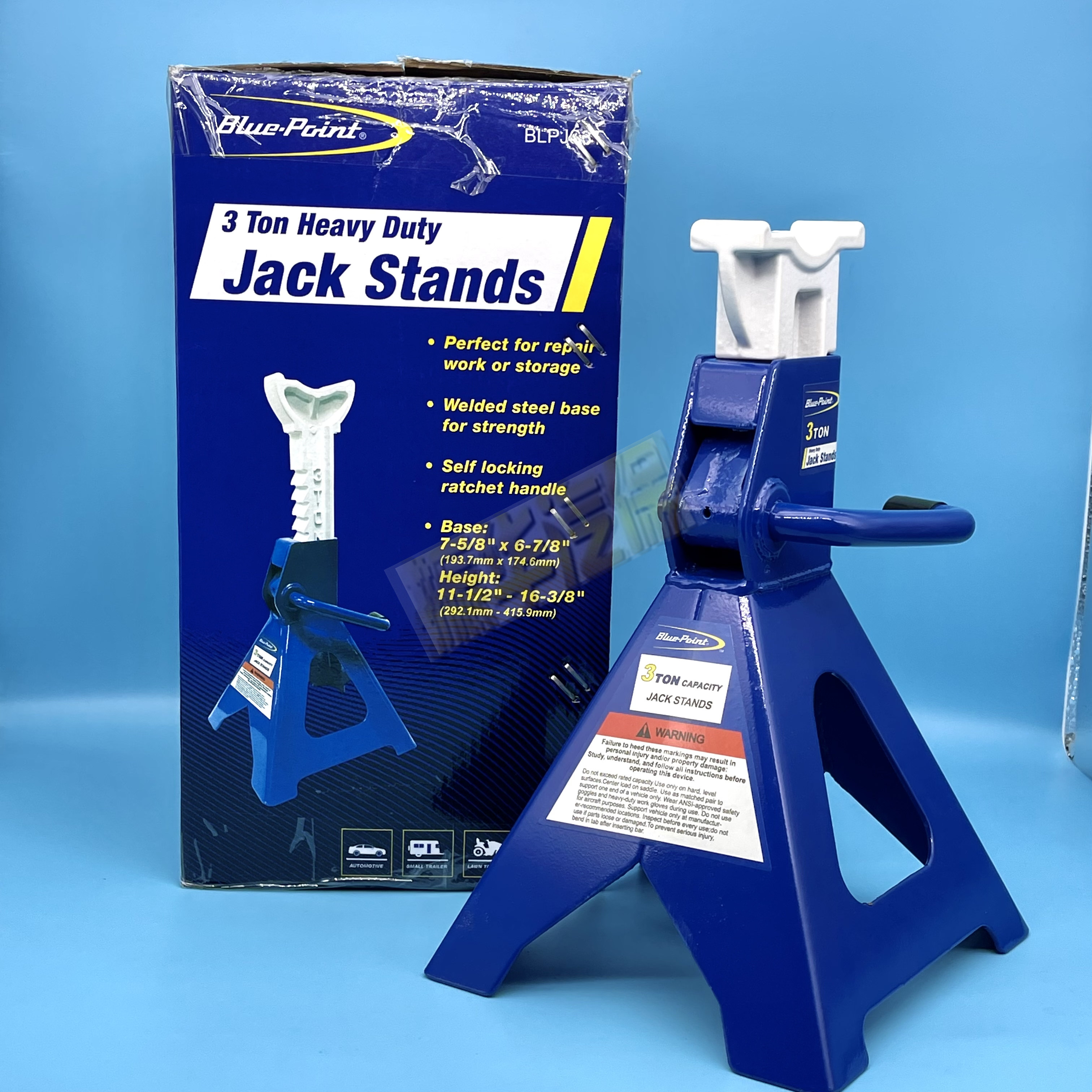 American Real Treasure Blue Dot Tool 3 ton Safety bracket 3T Ma stool fitted with jack used car repair