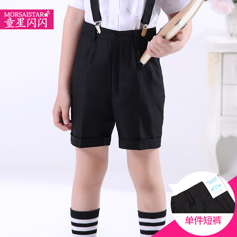 Boy Performance Western pants Performance long pants Primary students Black little boys Long pants Summer Guys Black pants Summer clothes