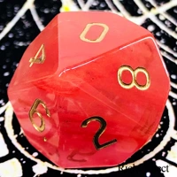 1 D10 DICE с бархатной сумкой