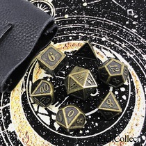 Edge Series] Long with underground City DnD Ksuru Run group table tours with multiple solid retro full metal dice