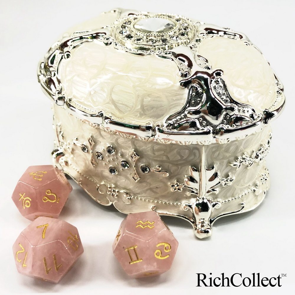 European Baroque overture imperial court style Oval Jewellery Dice Color Son Retro collection Box