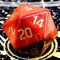 D20 Natural Red Stone Dragon and Dragon DnD Wan Zhi Brand Fifth Personality Running Group Digital Dice