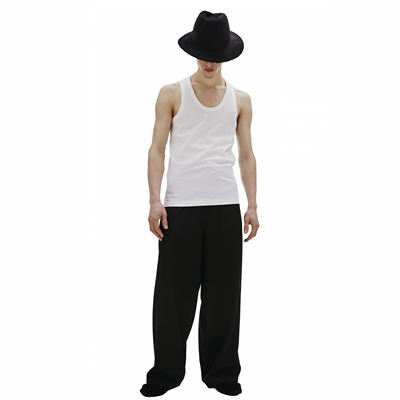 YAMAMOTO ® Japanese dark-themed original design men's pure cotton sexy I-shaped vest base layer