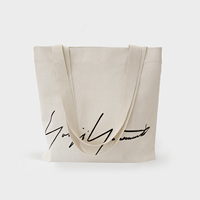 YAMAMOTO ®LOGO TOTE BAG natural cotton canvas bag Yamamoto style shopping bag Aoyama store limited