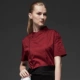 Бордовый, короткий рукав