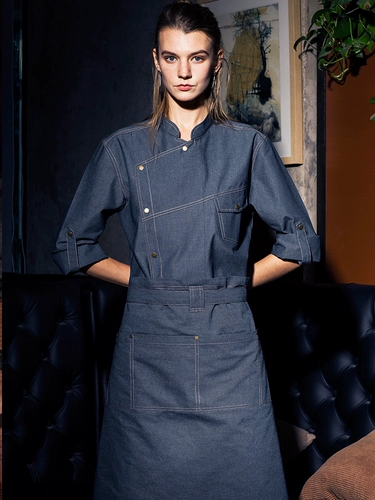 Рабочая одежда шеф-повара Duomilai Мужская летняя летняя высококачественная кухонная гостиница