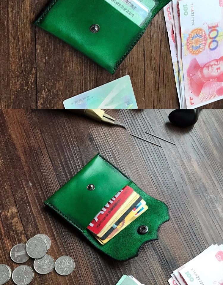 Gói thẻ da gốc retro dung lượng lớn đặt thẻ giấy phép lái xe túi giấy phép lái xe đặt đồng xu ví thẻ ngân hàng thẻ gạo đặt - Chủ thẻ ví đựng thẻ pedro