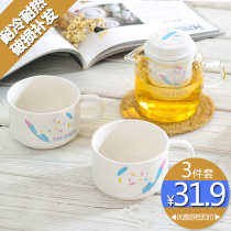 Clear Barn High Temperature Resistant Glass With Ceramic Liner Flowers And Flowers Tea Set Lady Flowers Tea With Cover Office Portable Teapot Tea Cup