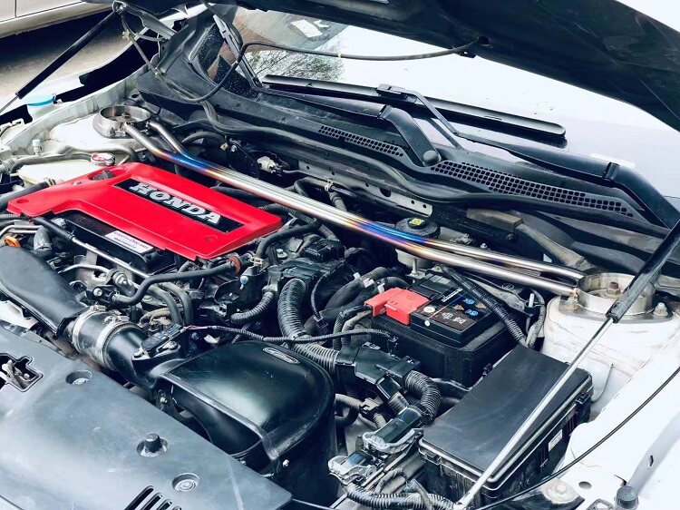 Shanghai dry change customized all-titanium alloy front upper seat balance bar suitable for FK7 FC1 FK8 modified cabin rod