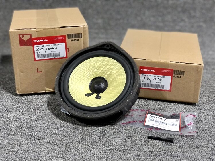 Shanghai dry change original Accord Acura original audio horn suitable for all Honda cars modified yellow basin