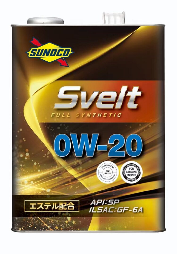 Shanghai dry change Japan SUNOCO Sun Svelt 0w20 esterification fully synthetic engine oil SP low ash LSPI