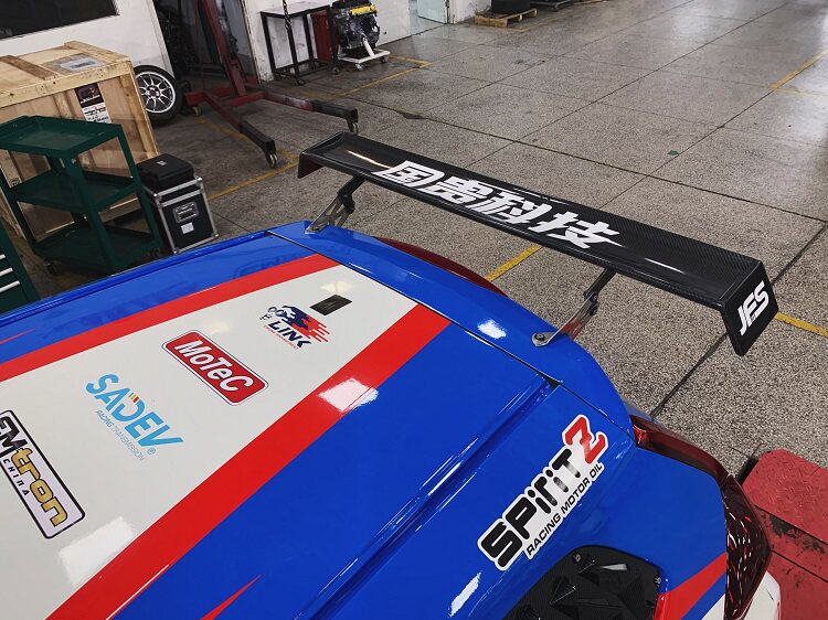 Shanghai Qianghan Guoyi Chong applied to Honda GK5 Racing Carbon Fiber Tail CEC Endurance Racing
