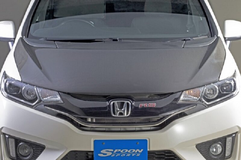 Shanghai Dry change Japan SPOON Carbon fiber engine cover suitable for three generations of Honda GK5 engine cover