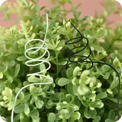 Handmade DIY baby clothes Hair accessories accessories Black and white transparent plastic coated soft wire styling diameter 1mm