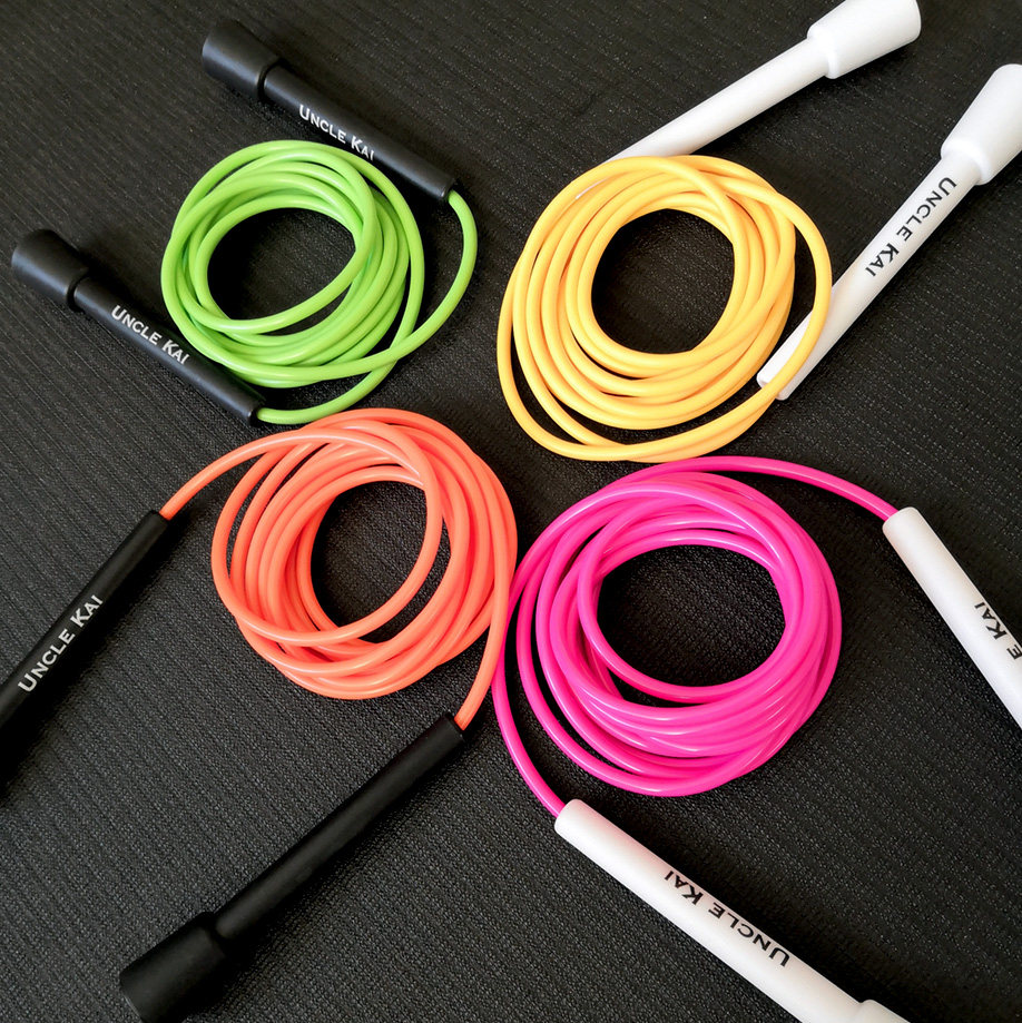 3 m long 5 mm diameter pen Pen Type Handle PVC Rubber Rope Boxing Jump Rope Special Kai Uncles Love Jump Rope