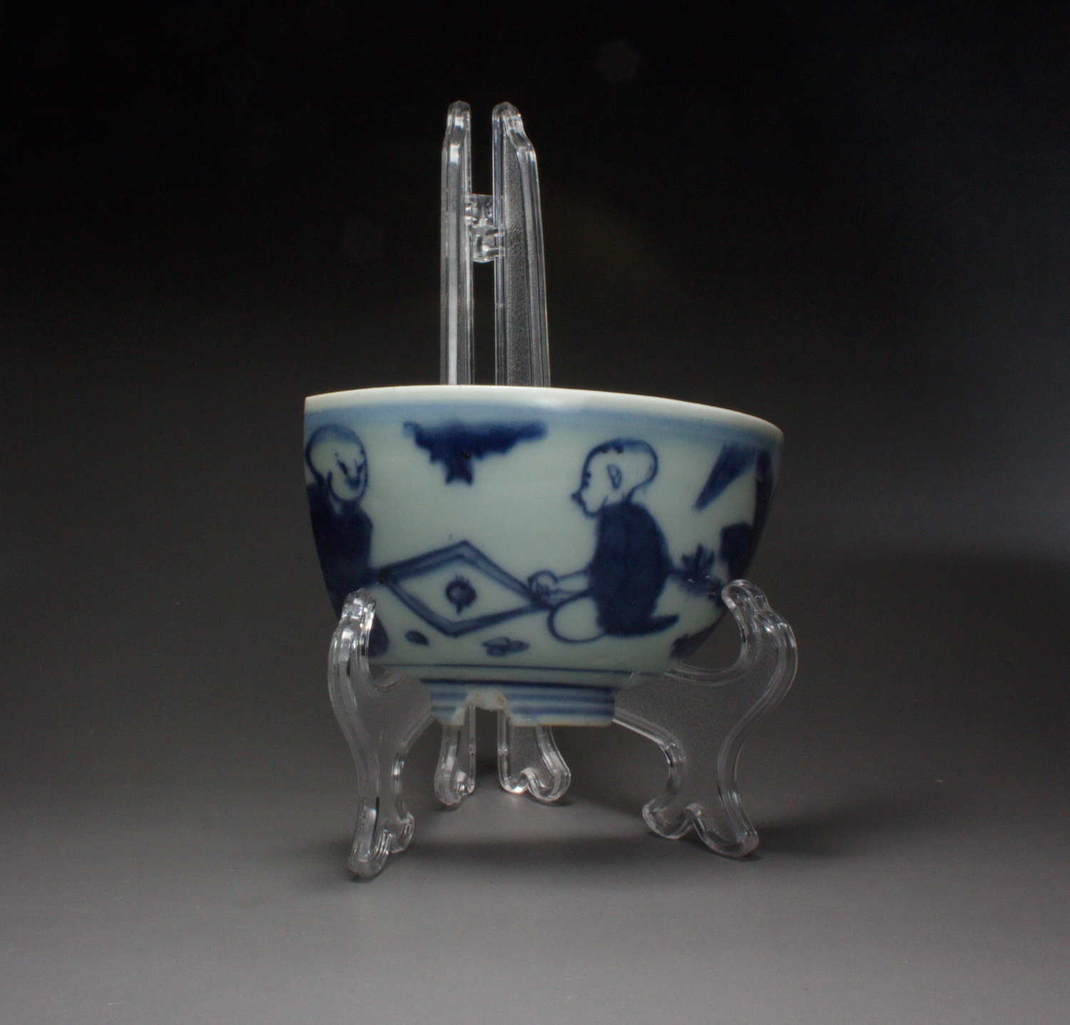27.45 Wanli Infant Play Figure Ancient Porcelain Specimen