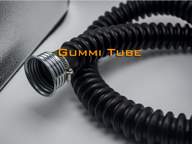 FErubber Dark Epoch Rubber Gas Mask Anti-Gas Mask 1 m Long SM Suction Control Airway