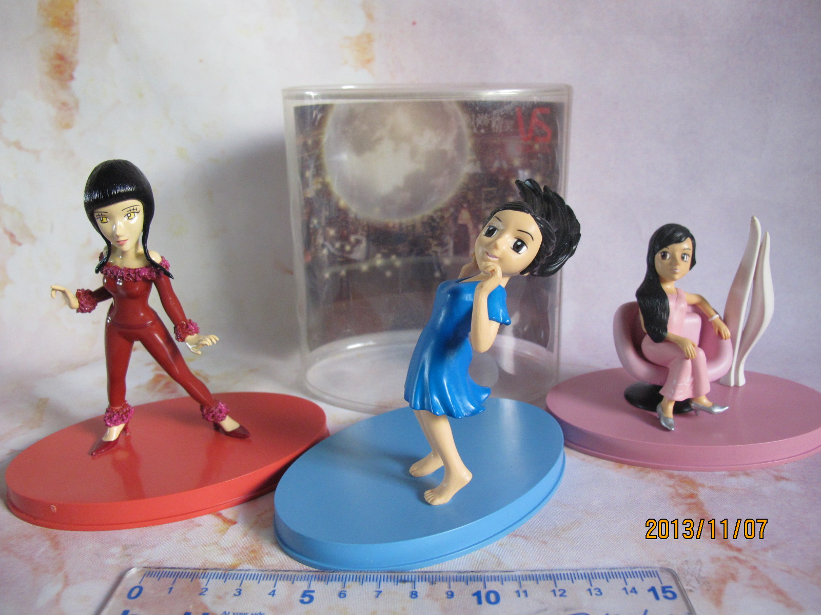 VS Vida Sand Cathay * Toys Early Fashion Genie Plastic Hairstyle Man Puppet Swing Piece 3 Packs