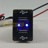 Suzuki Gimni Dual USB -зарядное устройство зарядка+USB -разъемы Дисплей Напряжение Внутреннее мониторинг температуры автомобиля