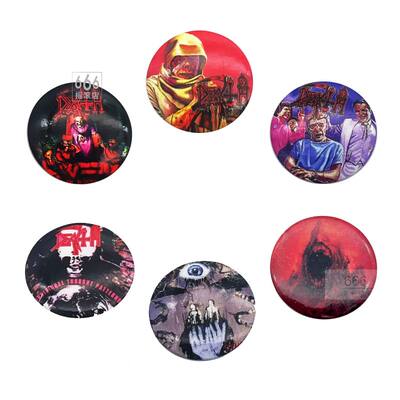 Spend 5 and get an additional 1 Pin DEATH Metal band small pin, brooch, badge, vest, cloth label and accessory. 29