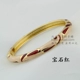 JTF vòng tay cloisonne đích thực của phụ nữ thời trang mạ vàng quà tặng vòng quanh mùa xuân phong cách cong vòng tay lv