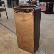 GPX-4A Seat Ground Ash Bucket Hotel Guesthouses Peel Bucket Elevator Mouth Stainless Steel Commercial Elevator Talk Trash Cans