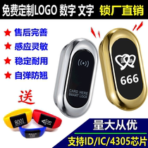 Sauna lock induction lock bathroom gym locker electronic lock Bath center cabinet door lock locker door IC lock