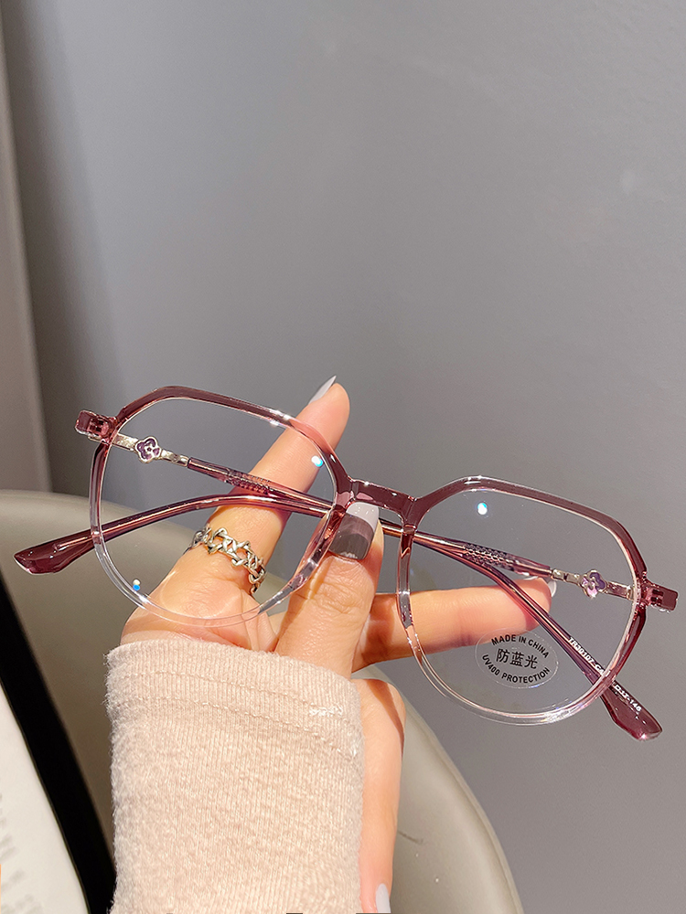 Callen Keith Korean goddess Fan transparent gray plain glasses female myopia ultra-light anti-blue light flat mirror male