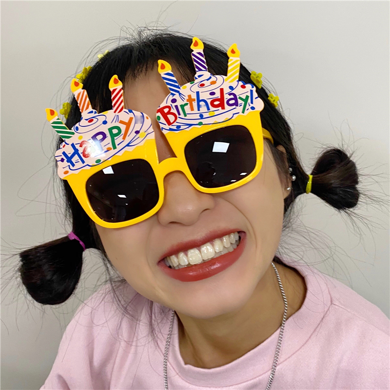 Funny IG Style Gradient Color Solid Color UV400 Protection Resin Round Frame Special-Shaped Mirror Square Full Frame Women's Sunglasses display picture 4