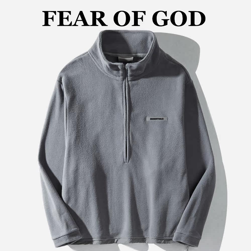 FEAR OF GOD double line ESSENTIALS high street fashion brand men's and women's same autumn and winter ins trend FOG
